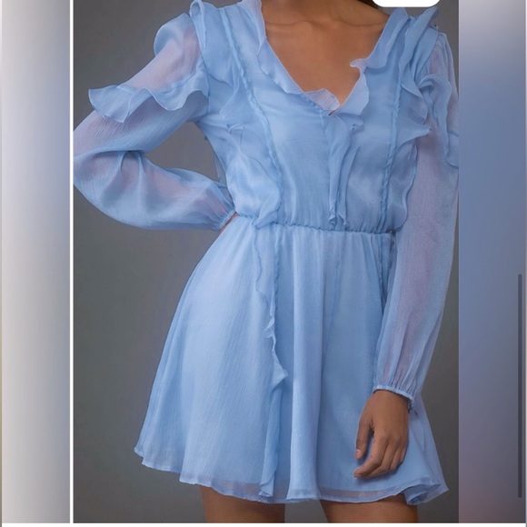 Anthropologie Dresses & Skirts - Anthropologie HUTCH Dreamy Perriwinkle Blue Romper Jumpsuit NWT!